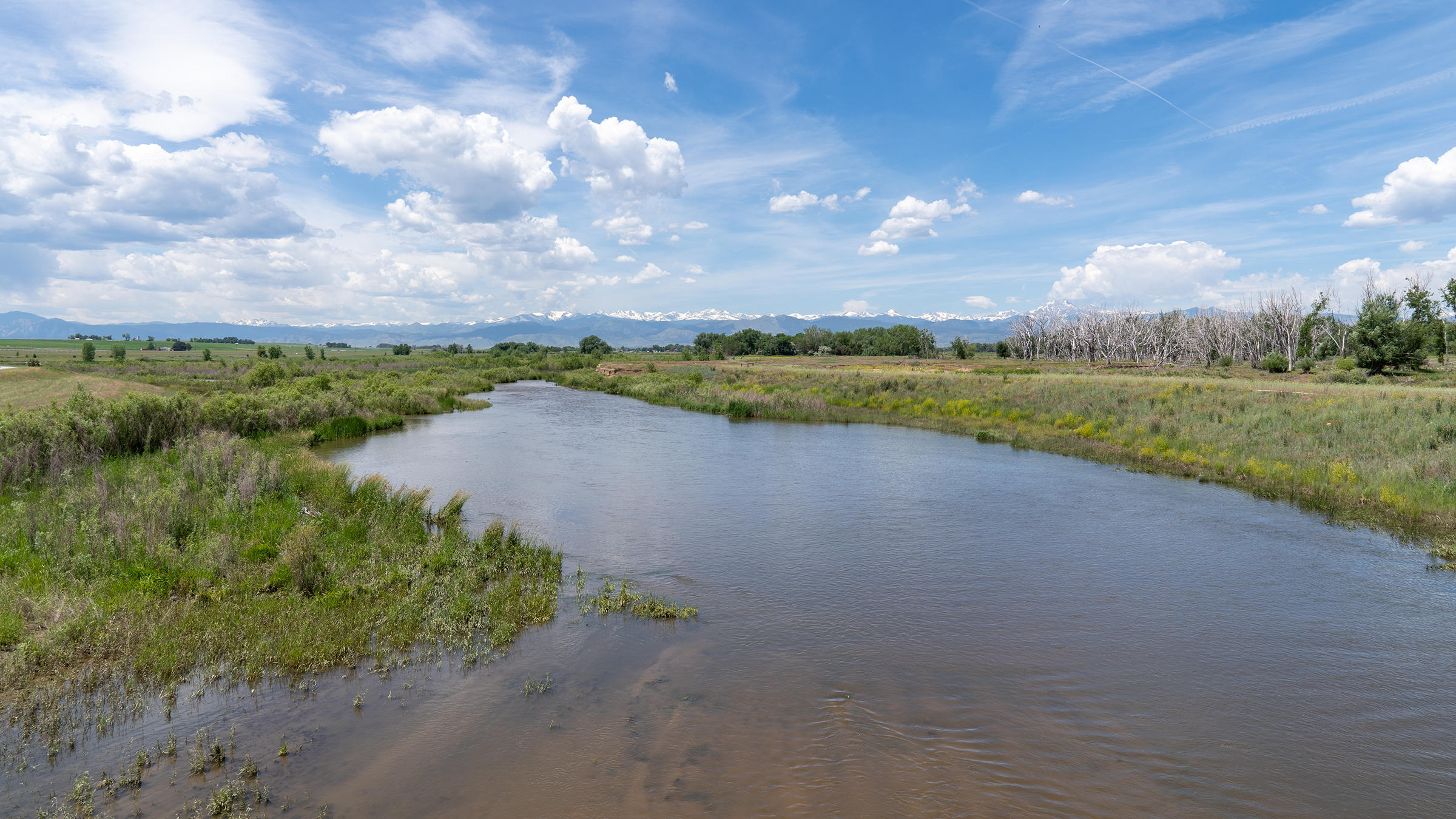 St Vrain Creek in Longmont, Colorado.